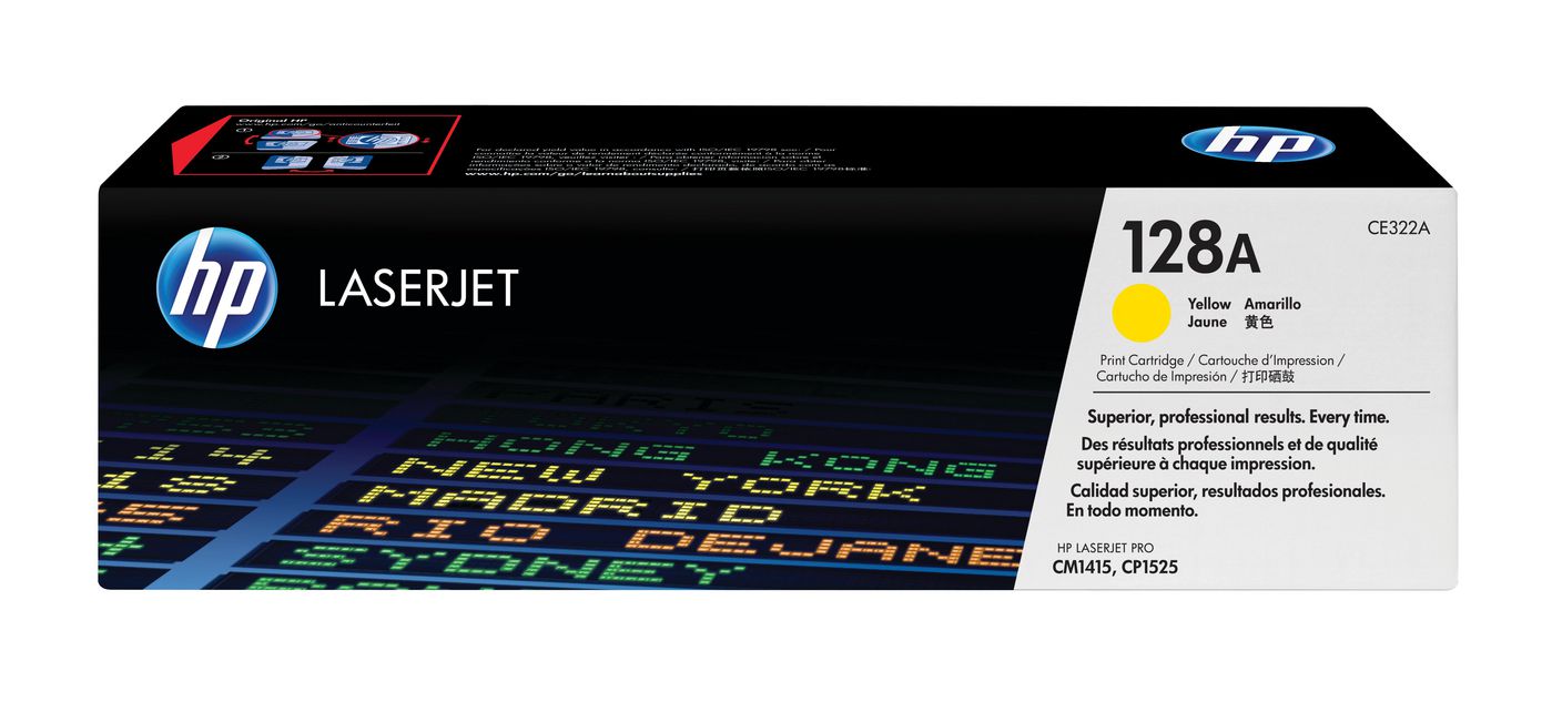 HP Toner 128A – Gelb, 1300 Seiten