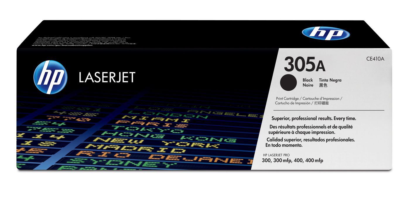 HP Toner 305A – schwarz, 2200 Seiten