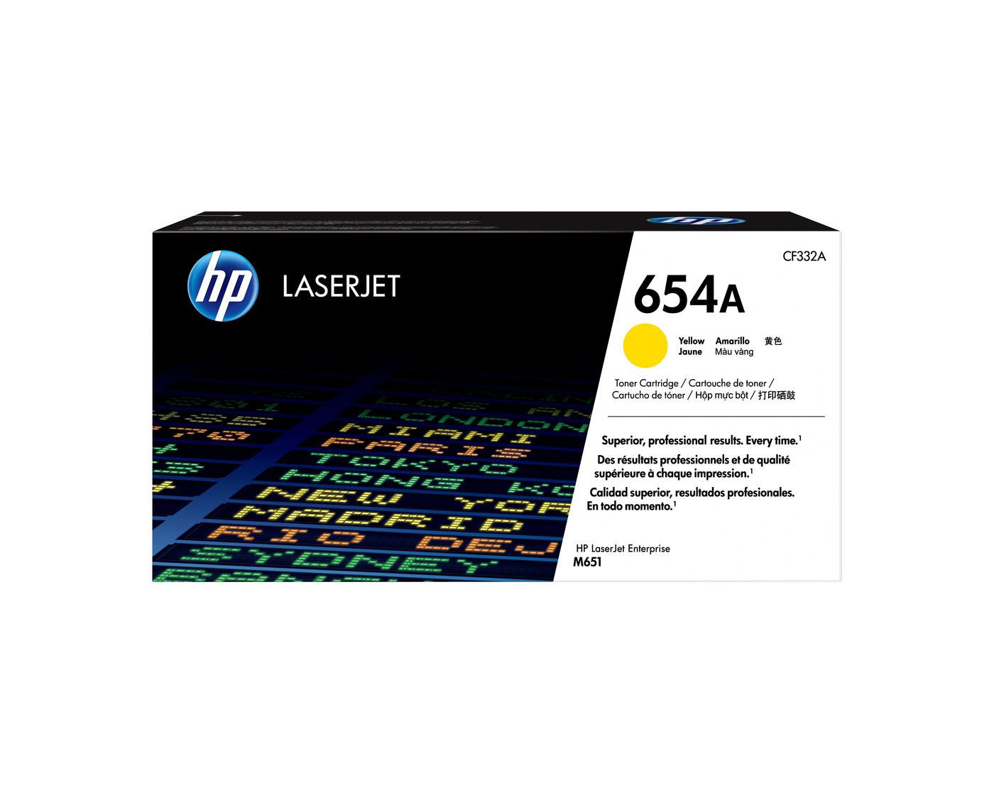 HP Toner 654A – Gelb, 15000 Seiten