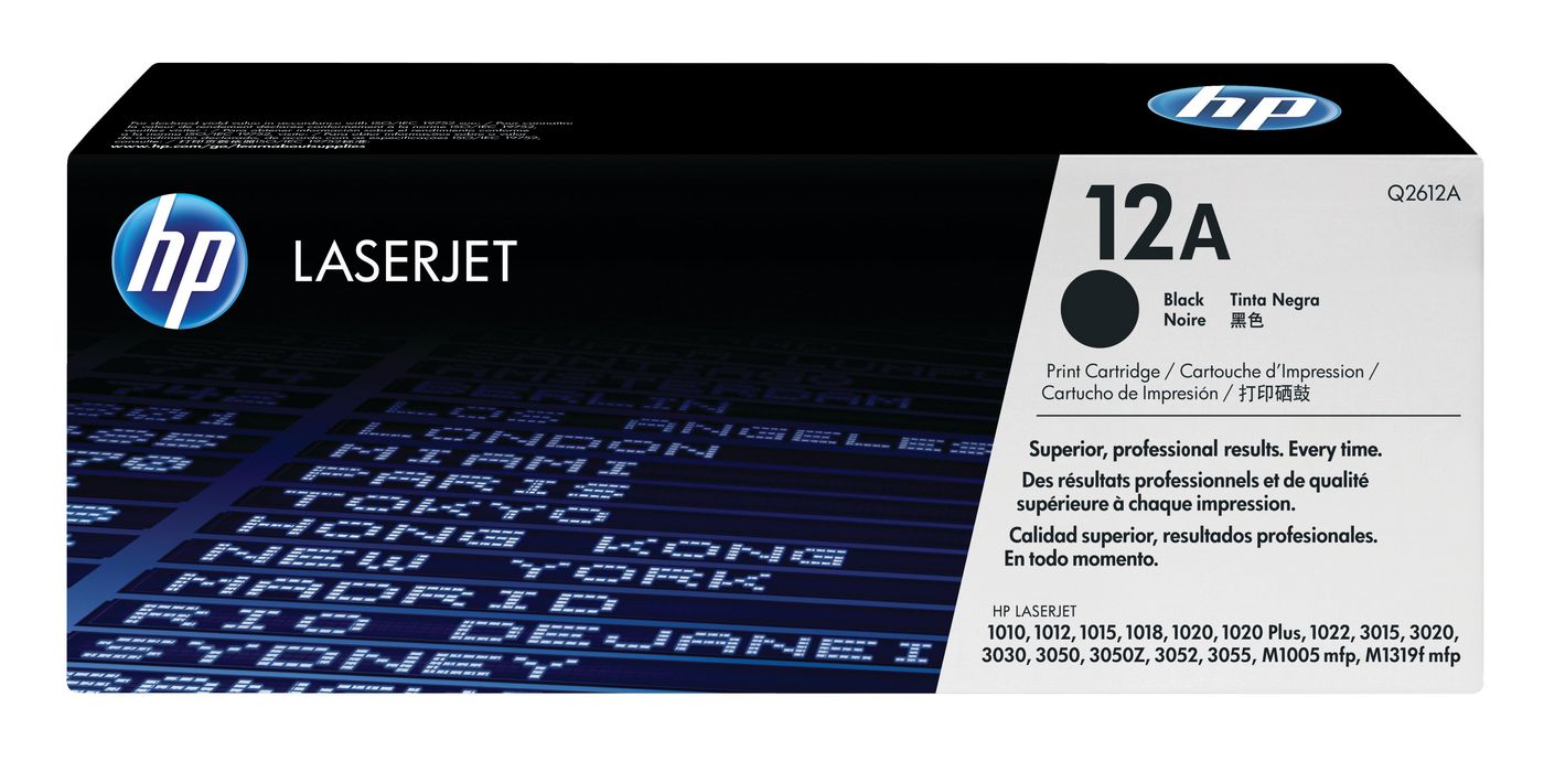 HP Toner 12A – schwarz, 2000 Seiten