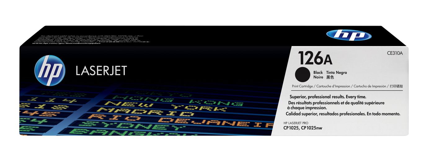 HP Toner 126A – schwarz, 1200 Seiten