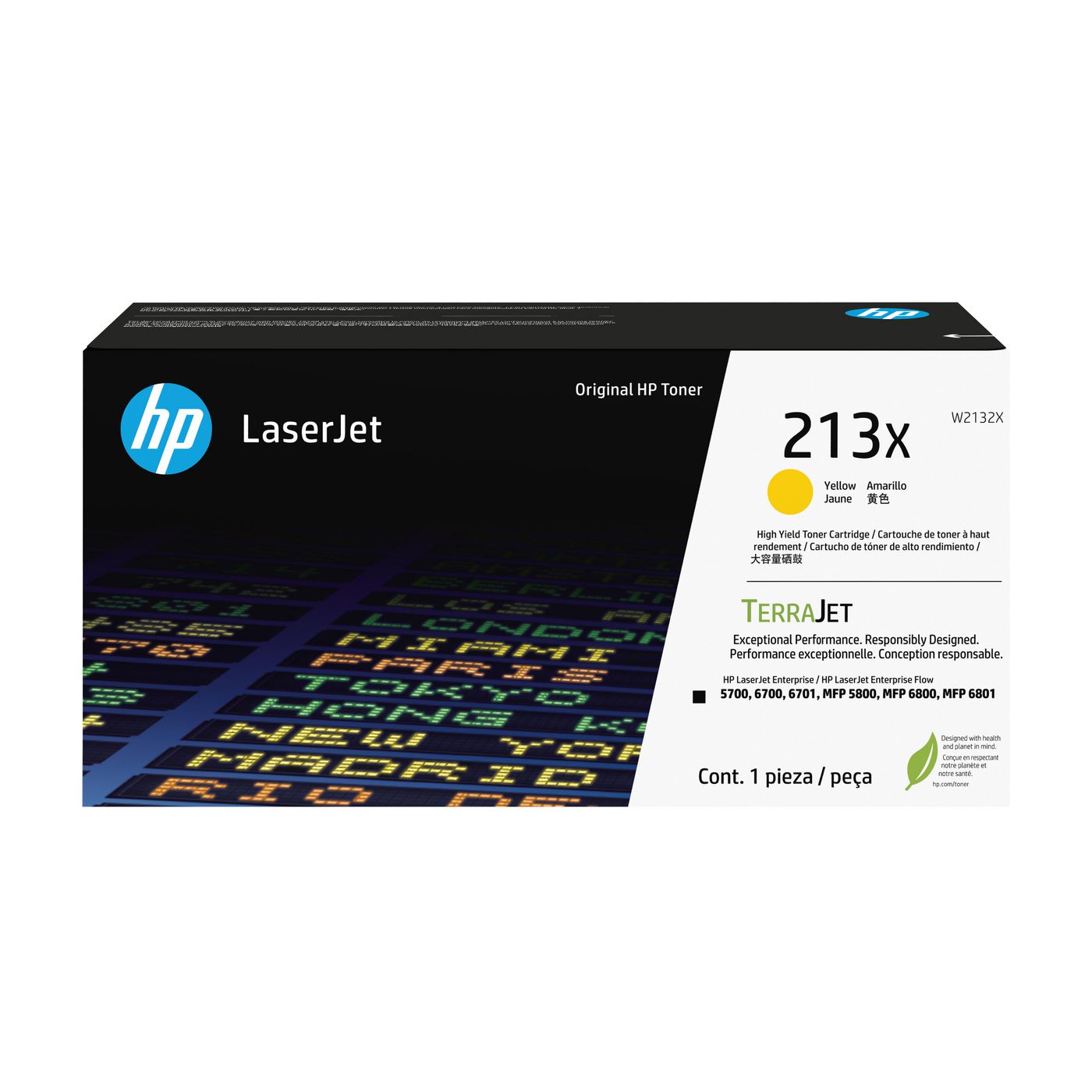 HP Toner 213X – Gelb, 6000 Seiten