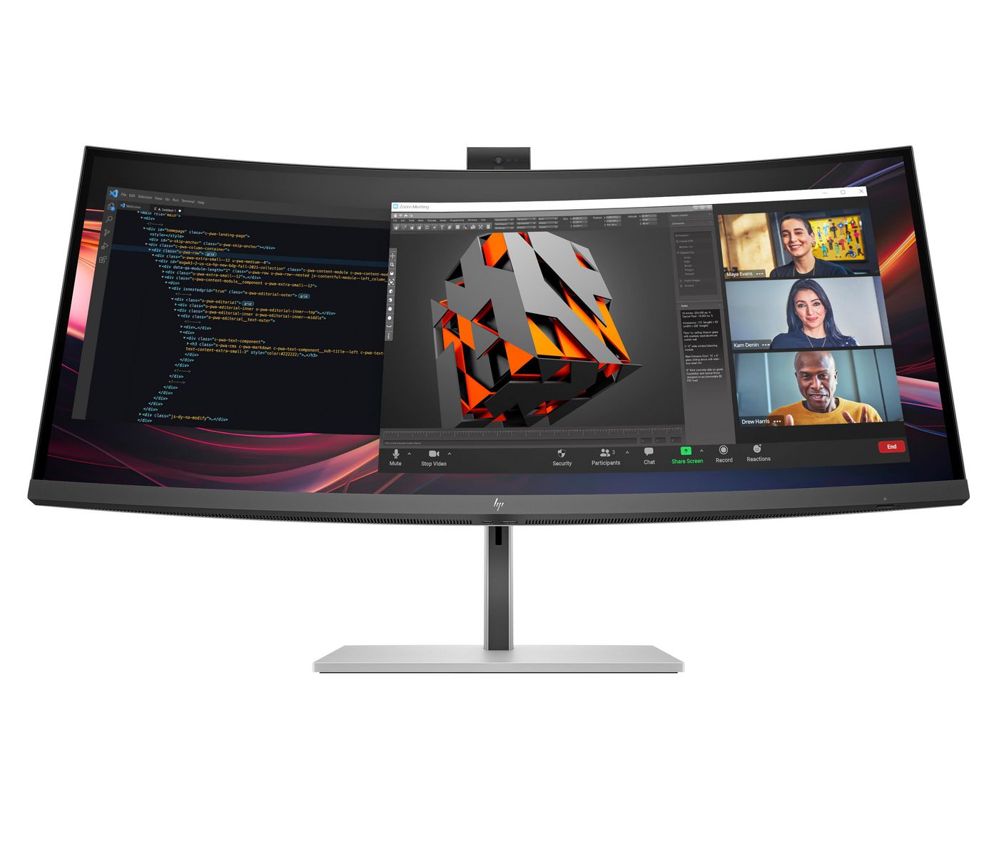 HP Series 7 Pro 734pm – Monitor, 34", 2560 × 1440 (WQHD)