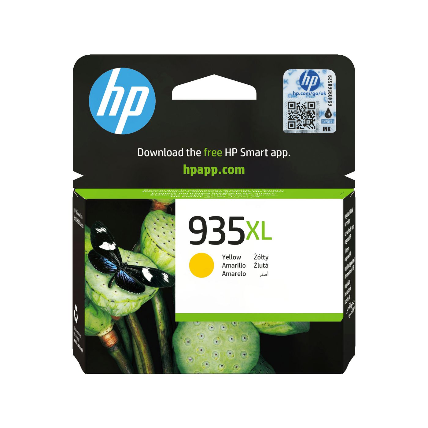 HP 935XL Gelb Tintenpatrone (Original) – 825 Seiten – für HP OfficeJet 6820, OfficeJet Pro 6230 – C2P26AE