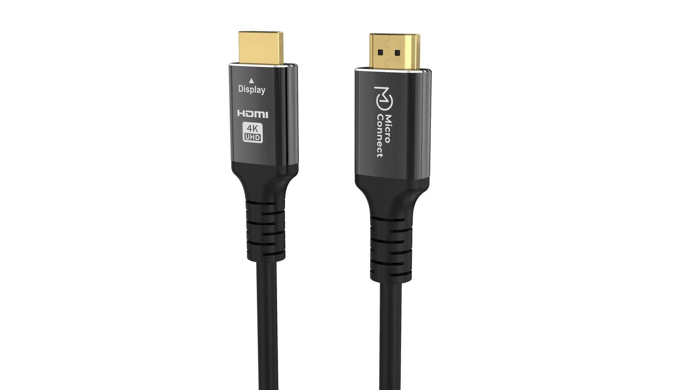 Microconnect HDMI Kabel (A–A, M–M) HDMI 2.0 4K 60 Hz – 15 m – AOC, aktiv