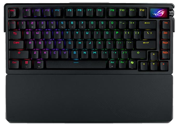 ASUS ROG Azoth Extreme – Gaming-Tastatur 75% – Mechanisch – Bluetooth & 2,4 GHz – QWERTY (US-INT) – Beleuchtet