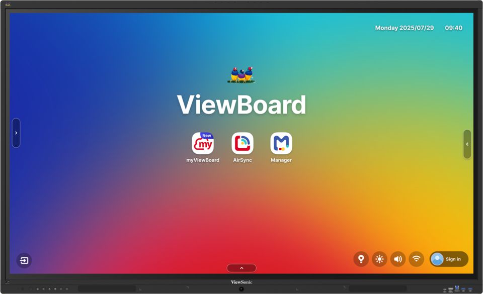 Viewsonic IFP6541-1-1C – 65" Touch, 3840 × 2160 (4K)