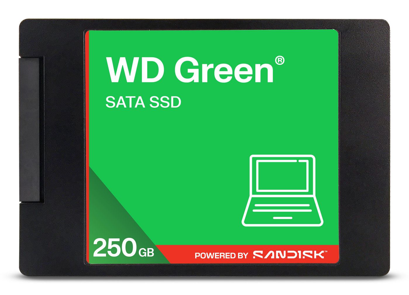 Western Digital WDS100T5G0A – 250 GB, 2,5" SATA III SSD, 545 MB/s, 3D NAND