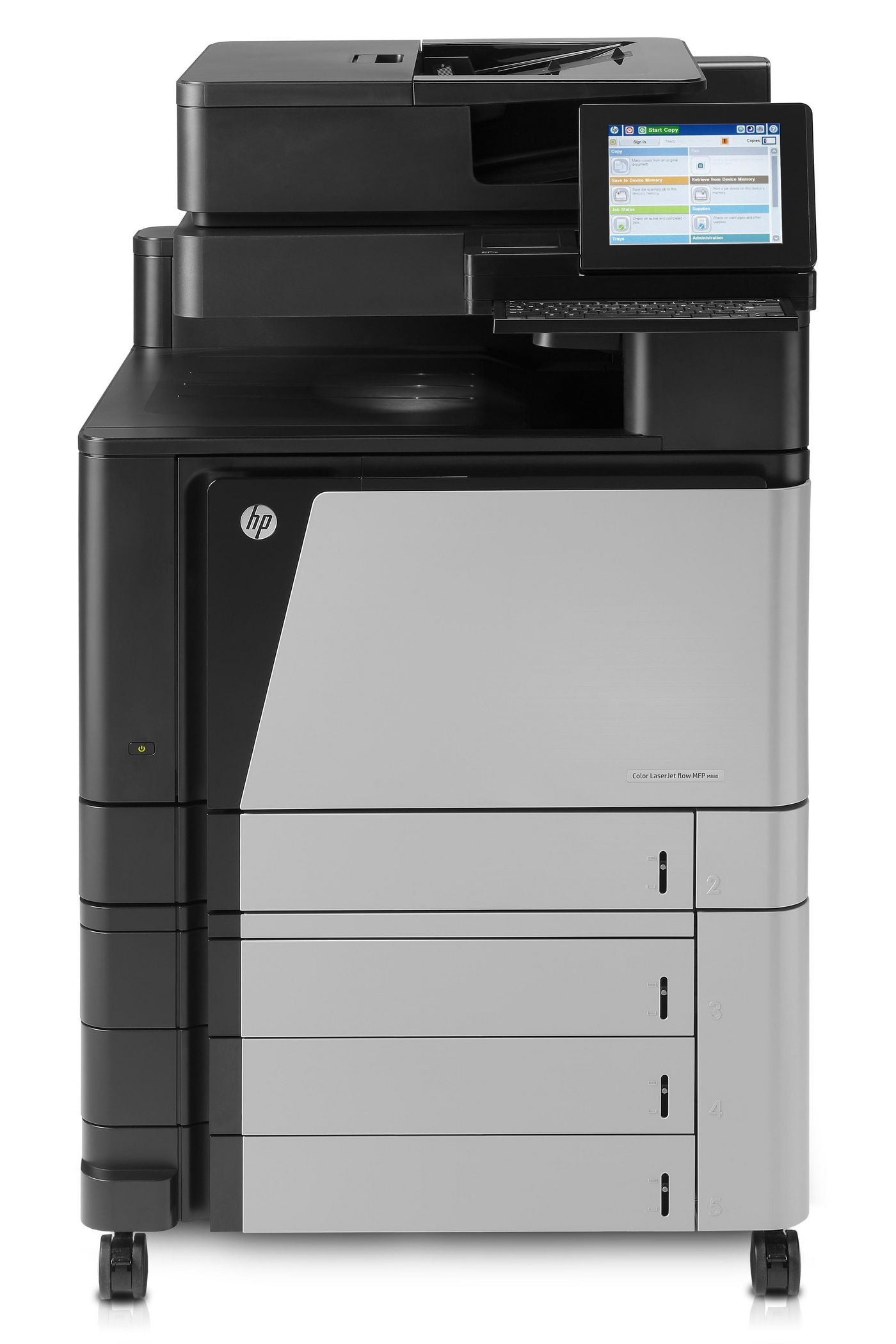 HP Color LaserJet Enterprise Flow MFP M880z – Farblaser-Multifunktionsdrucker, A3, 4-in-1, Duplex, ADF, LAN