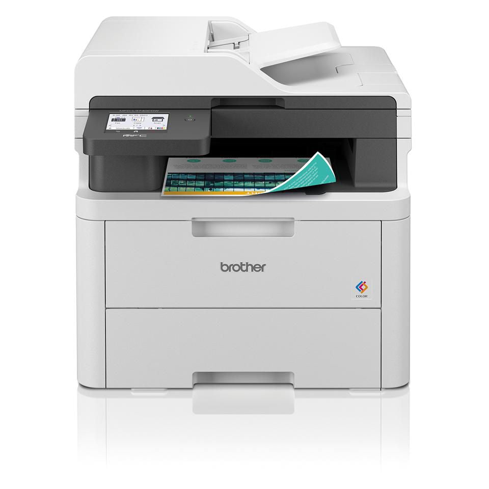 Brother Mfc-L3740Cdw Multifunktion – Farblaser-Multifunktionsdrucker, A4, 4-in-1, Duplex, ADF, WLAN/LAN