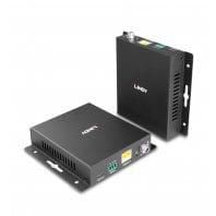 Lindy HDBaseT HDMI Extender, HDBaseT 3.0 über Cat6a, 4K@60 Hz, 100 m, Video- und Datenübertragung