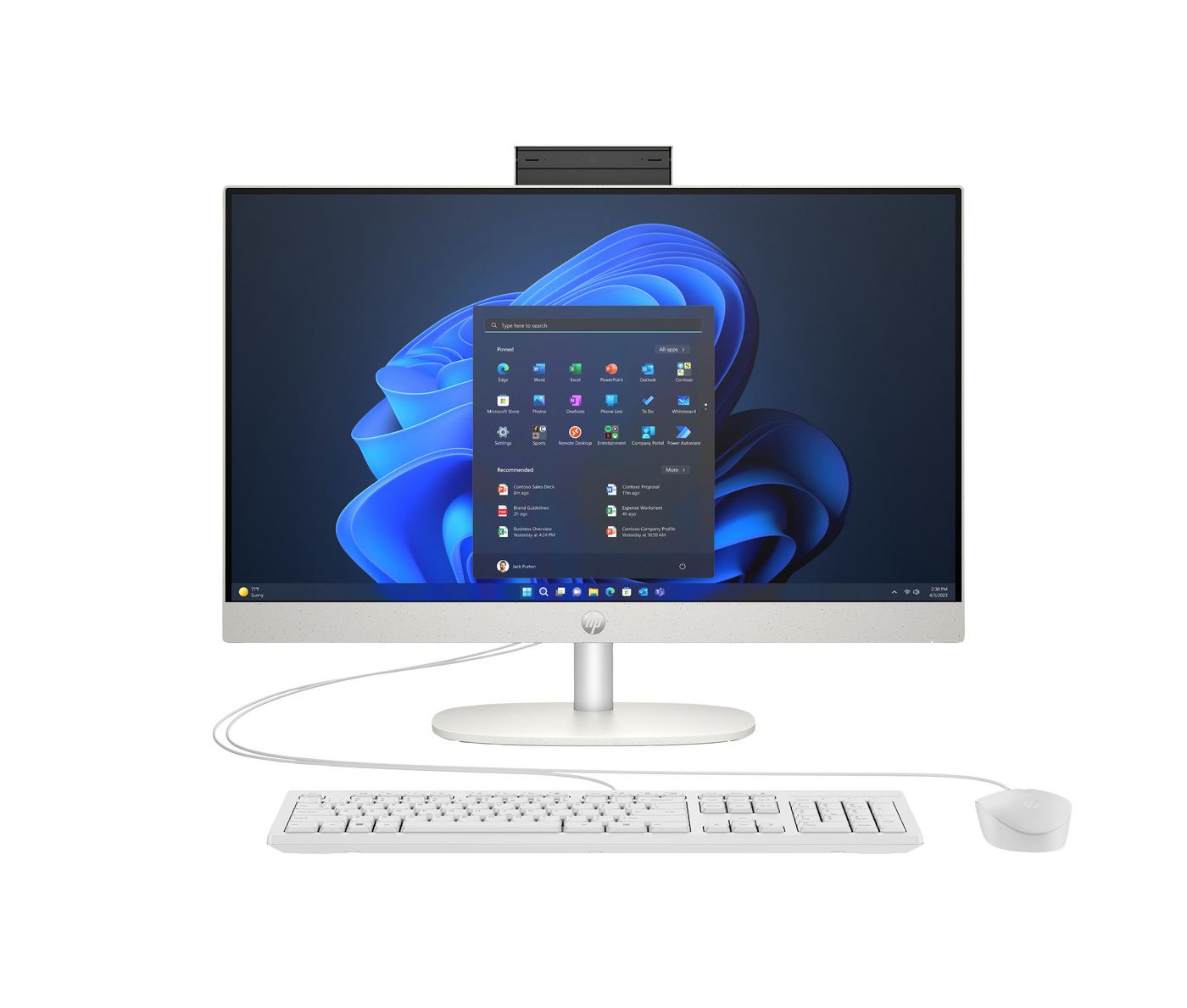 HP ProOne 240 G10 All-in-One – 23,8" Full HD, Intel Core i5-1335U, 16 GB RAM, 512 GB SSD, Windows 11 Pro