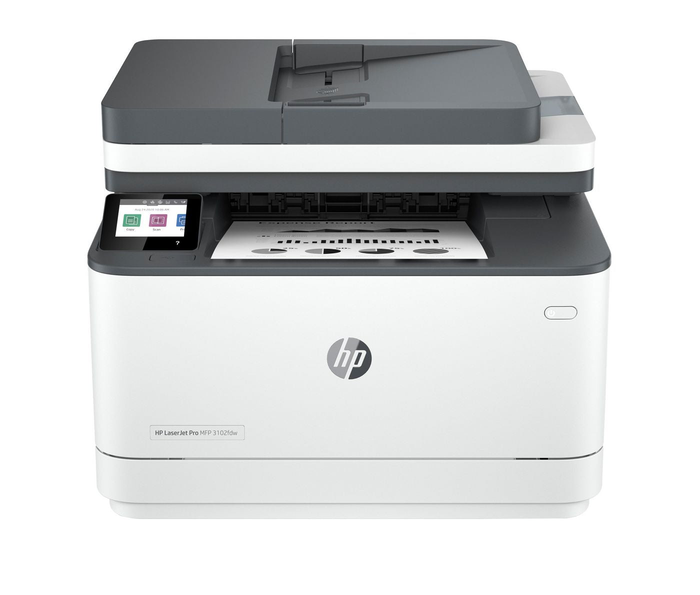 HP LaserJet Pro MFP 3102fdw – SW Laser-Multifunktionsdrucker, A4, 4-in-1, Duplex, ADF, WLAN/LAN, AirPrint