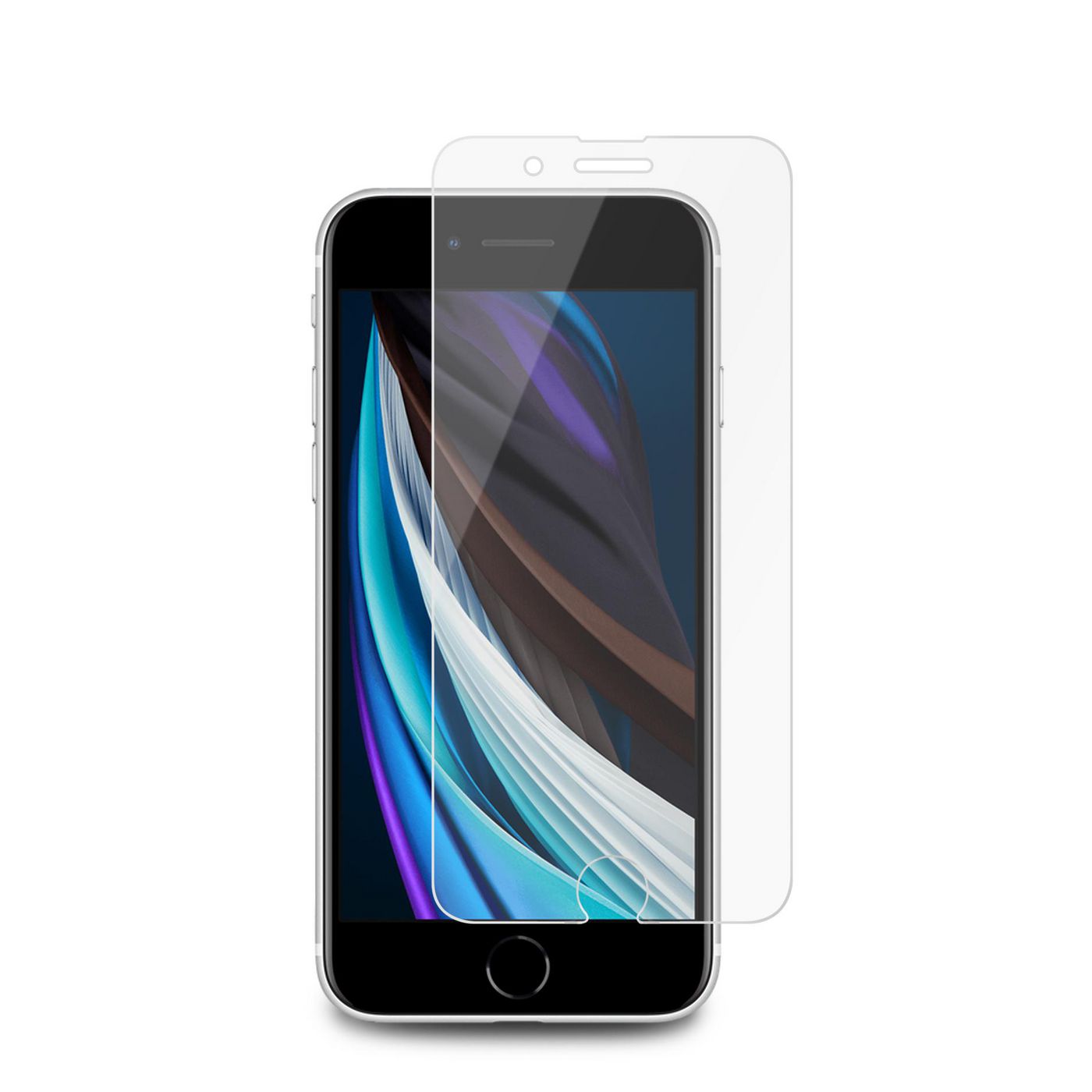 eSTUFF Privacy-Filter (Panzerglas), 9H – für iPhone SE (2022/2020)