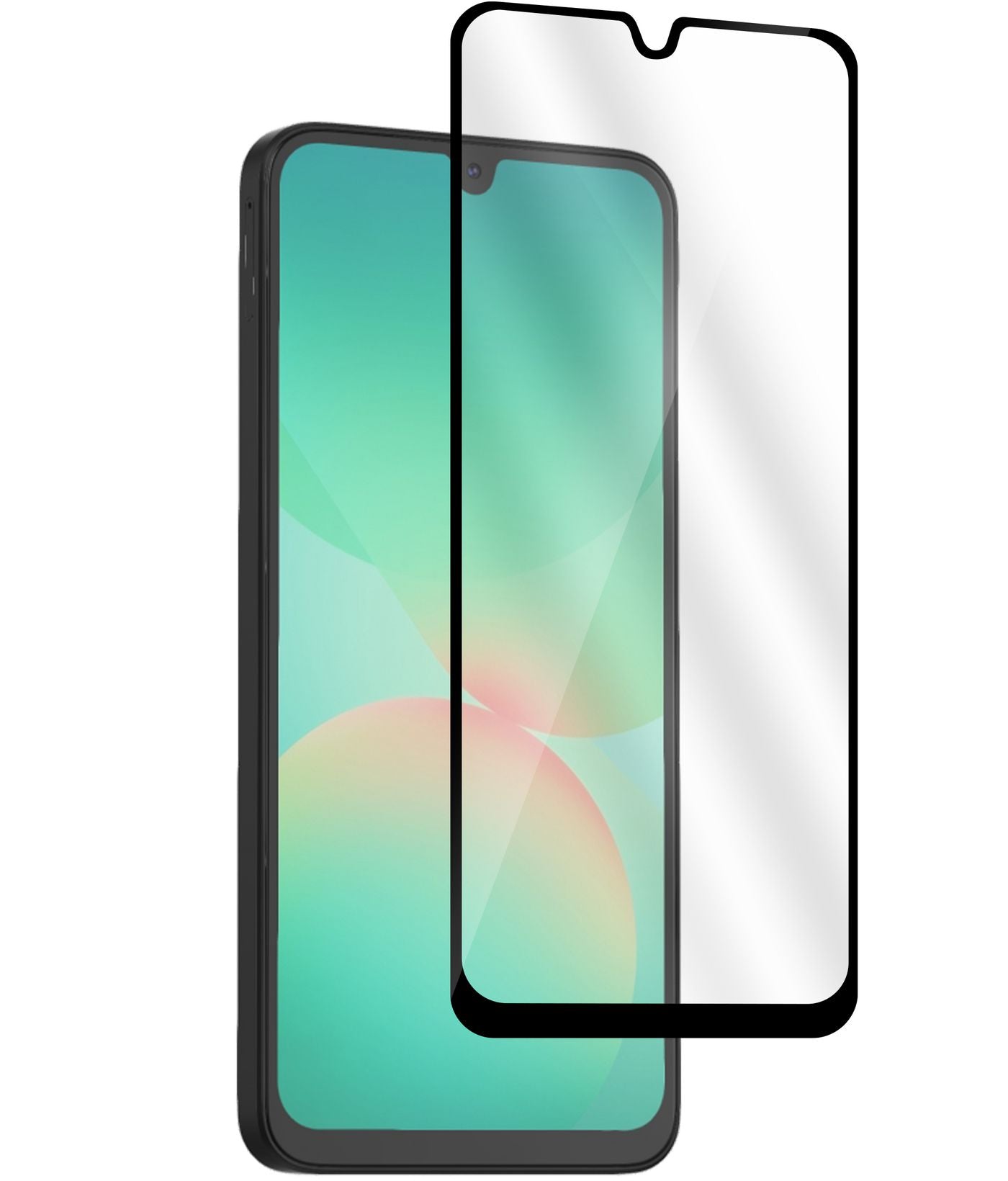 eSTUFF Displayschutz (Panzerglas), Full Cover – für Galaxy A26 5G