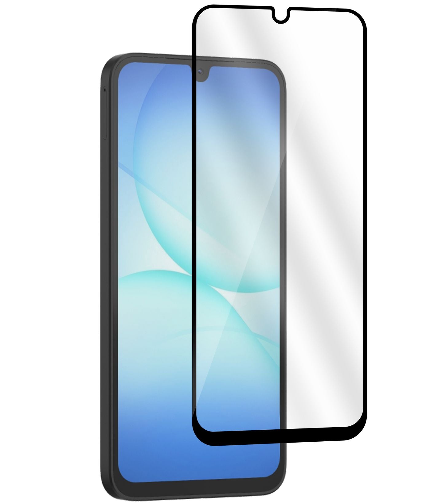 eSTUFF Displayschutz (Panzerglas), Full Cover – für Galaxy A17