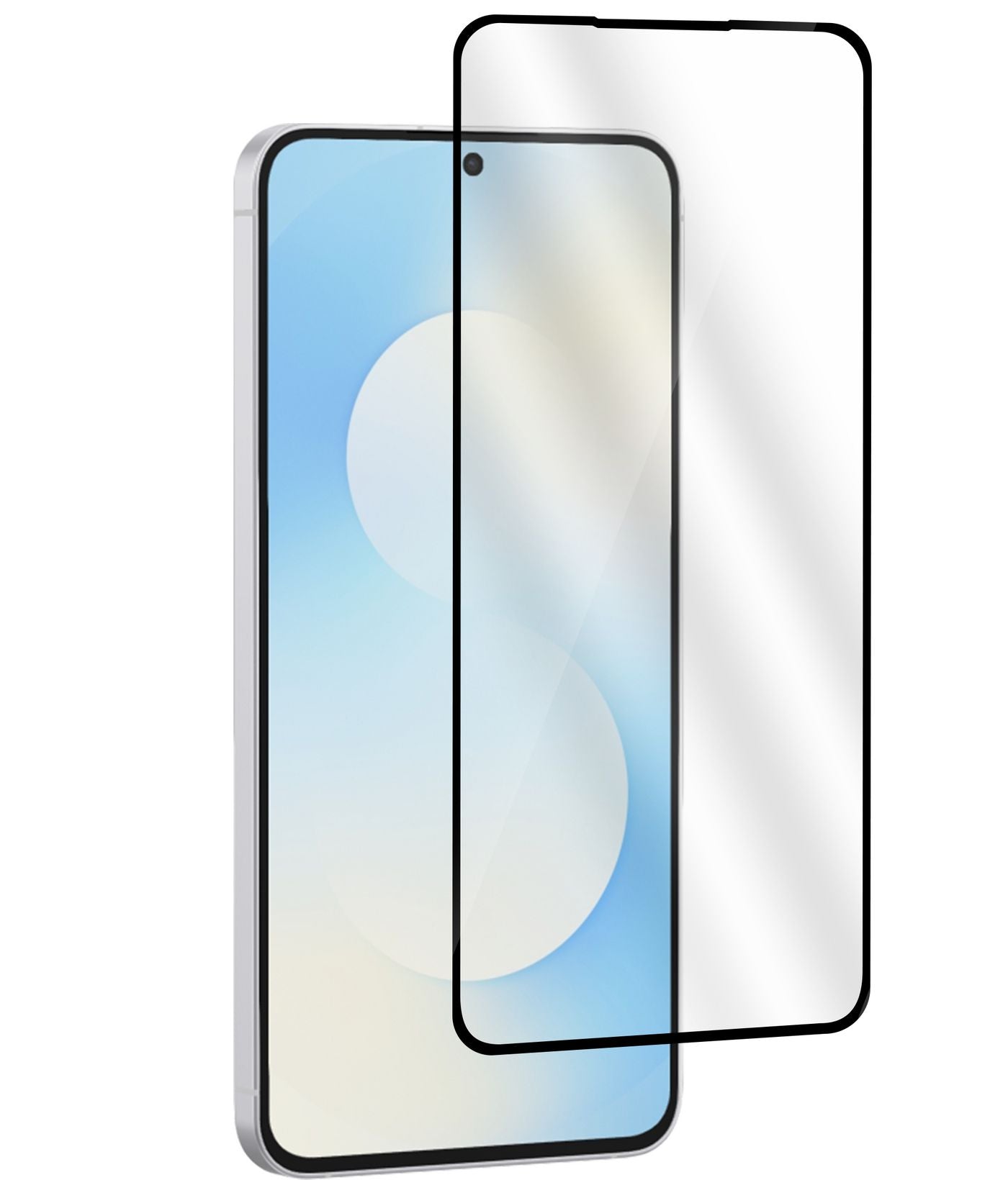 eSTUFF Displayschutz (Panzerglas), Full Cover – für Galaxy S25 FE