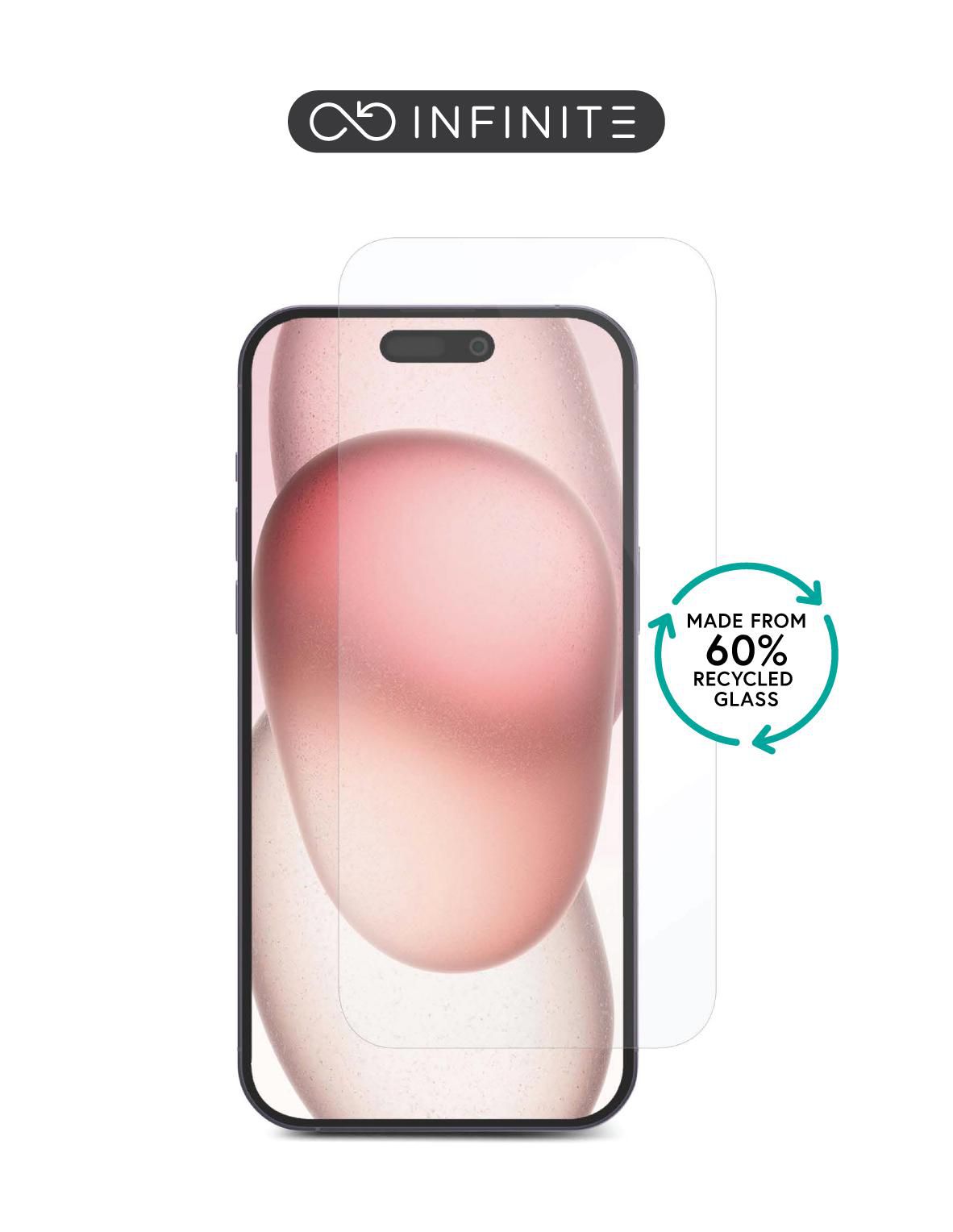 eSTUFF Displayschutz (Panzerglas), Full Cover – für iPhone 17/17 Pro/16 Pro