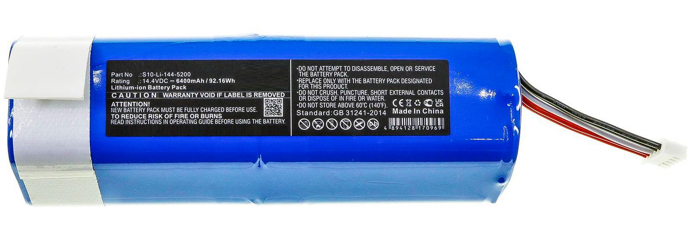 CoreParts Akku 92,16 Wh – für Ecovacs