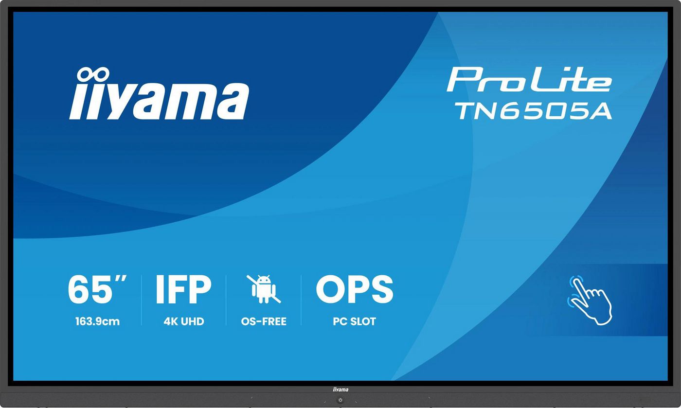 iiyama TN6505A-B1AG – 65" 4K Ultra HD Signage-Display, 450 cd/m²