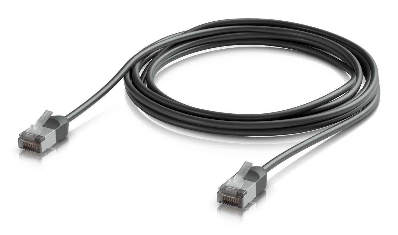 Ubiquiti Patchkabel – Cat6a F/UTP, 3 m, Schwarz, RJ-45