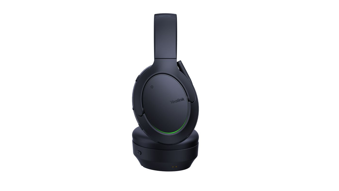 Yealink BH78 Office-Headset – USB-C, USB-A, mit USB-C-Dongle & USB-A-Dongle, mit Ladestation