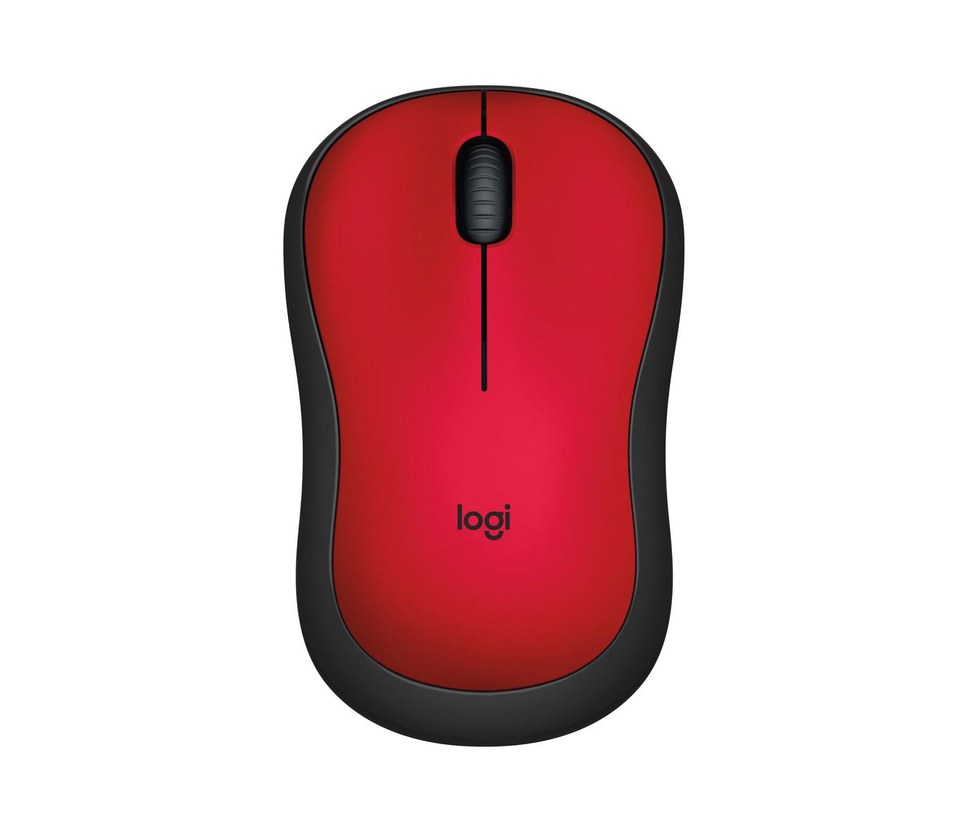 Logitech M220 Silent – Maus – Kabellos (2,4 GHz), beidhändig, Rot
