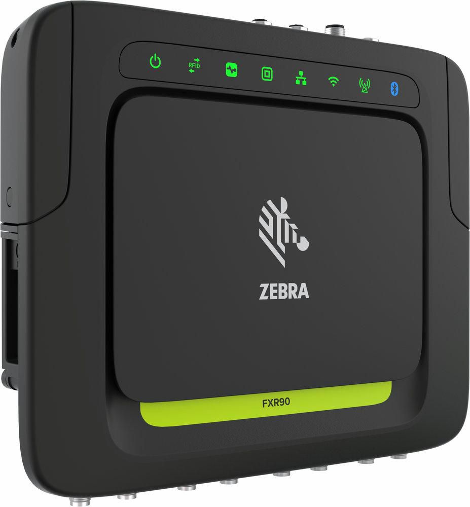Zebra FXR90 – Ultra-robuster fester RFID-Leser, UHF, 4× Antennenports, BT, Wi-Fi, 5G, GPS, 800 MHz