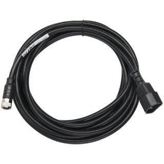 Zebra M12–IEC Stromkabel – 3,5 m, schwarz, für Zebra FXR90