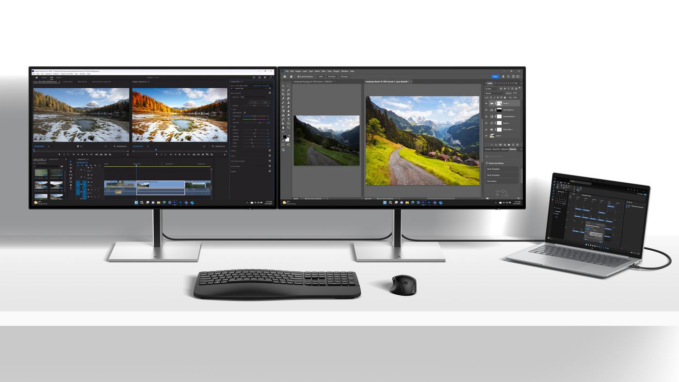 HP S7 Pro 732Xk – 31,5", 3840 × 2160 (4K), IPS Schwarz, 120 Hz, Thunderbolt 4, LAN
