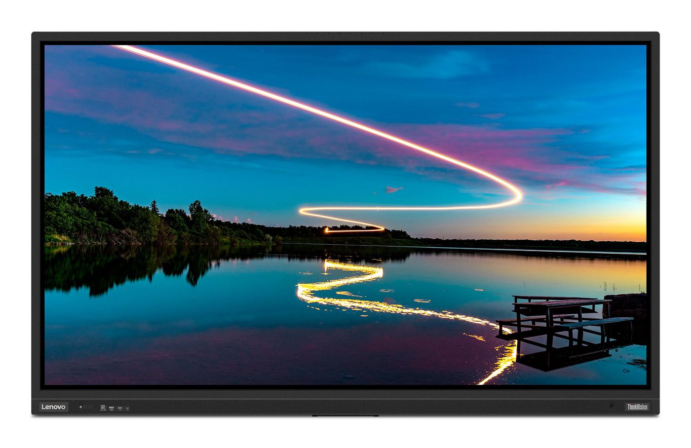 Lenovo ThinkVision T86 – 85,8" Touch, 3840 × 2160 (4K), VA, Webcam, LAN