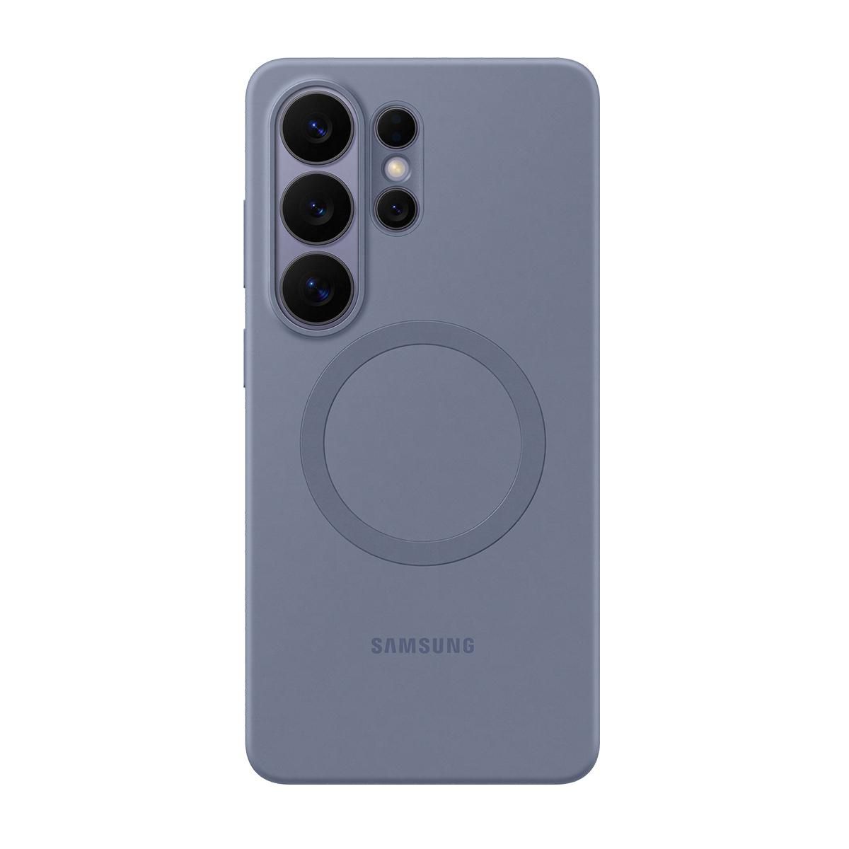 Samsung Backcover – für Samsung S26, MagSafe, Silikon, Nachtviolett