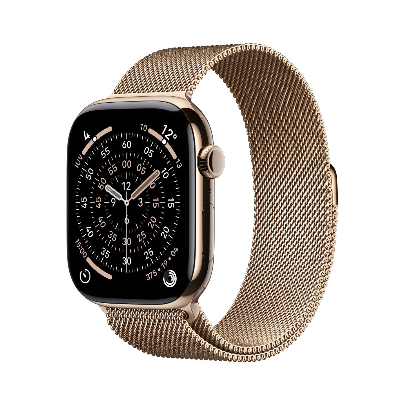 Apple Watch Series 11 46 mm GPS + Cellular – Titan, Milanese Loop, M/L, 50 m, für iPhone