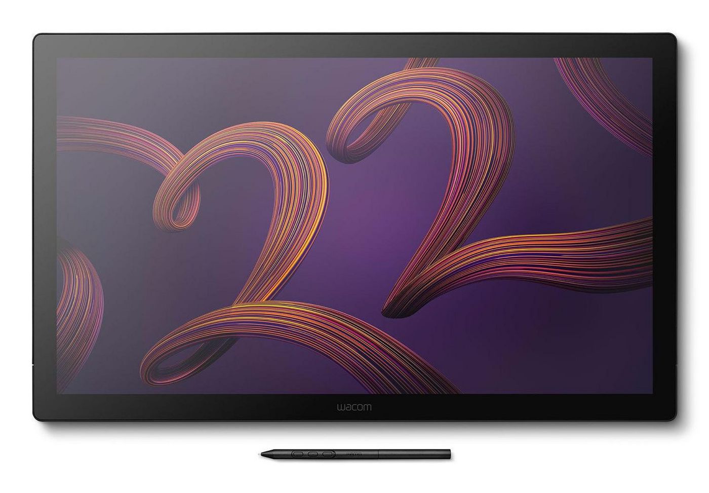 Wacom Cintiq Pro 22 – Stift-Display – 21,5" – 476 × 268 mm – Schwarz – USB
