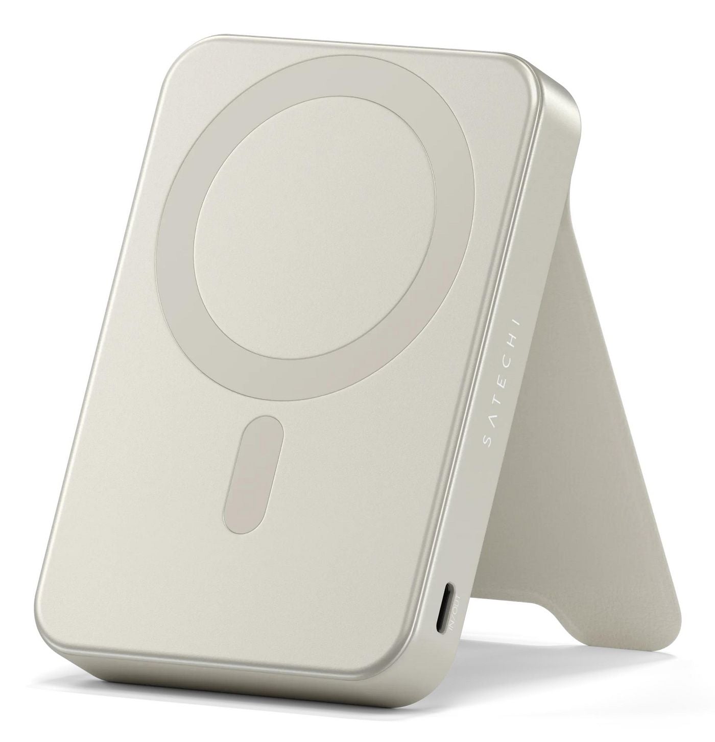 Satechi MagSafe Powerbank 10'000 mAh – 20 W PD, Wireless 15 W, beige