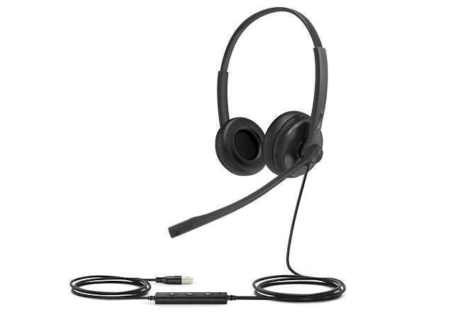 Yealink UH34 Se Lite Dual Teams Office-Headset – Over-Ear, Kabel, USB-C, MS Teams zertifiziert, Schwarz