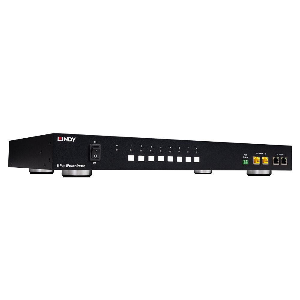 Lindy 32623 – Rack-PDU gemessen, geschaltet, 8× IEC C13, 16 A, Stecker IEC C20, 1U, 2,5 kW