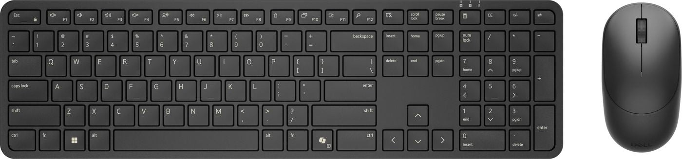 DELL Pro 5 – Tastatur-Maus-Set – 2,4 GHz (USB-A Empfänger) – AZERTY (FR) – Schwarz