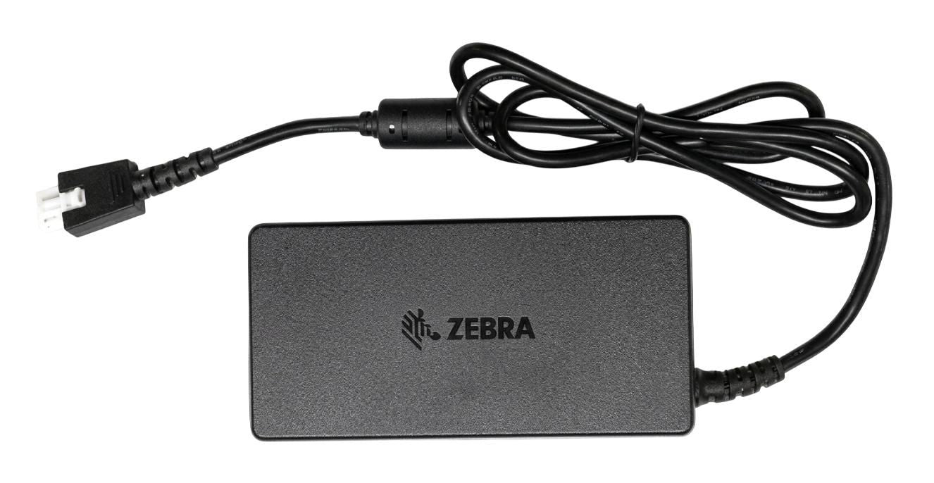 Zebra AC/DC-Netzteil 150 W (12 V, 12,5 A) – Eingang 100–240 V – Kabel angebracht, ohne Netzkabel