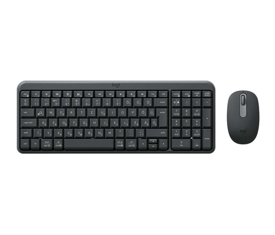 Logitech Tastatur – Bluetooth & 2,4 GHz – QWERTZ (HU) – Graphit