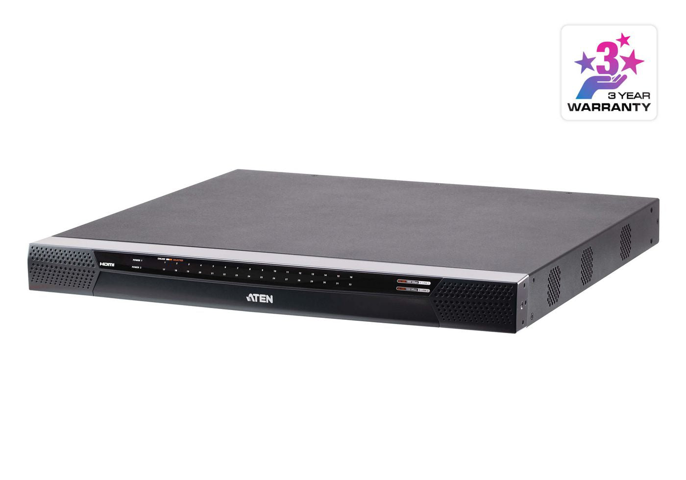 ATEN 32-Port Cat 5 KVM-over-IP Switch – 1-Lokal/4-Remote Shared