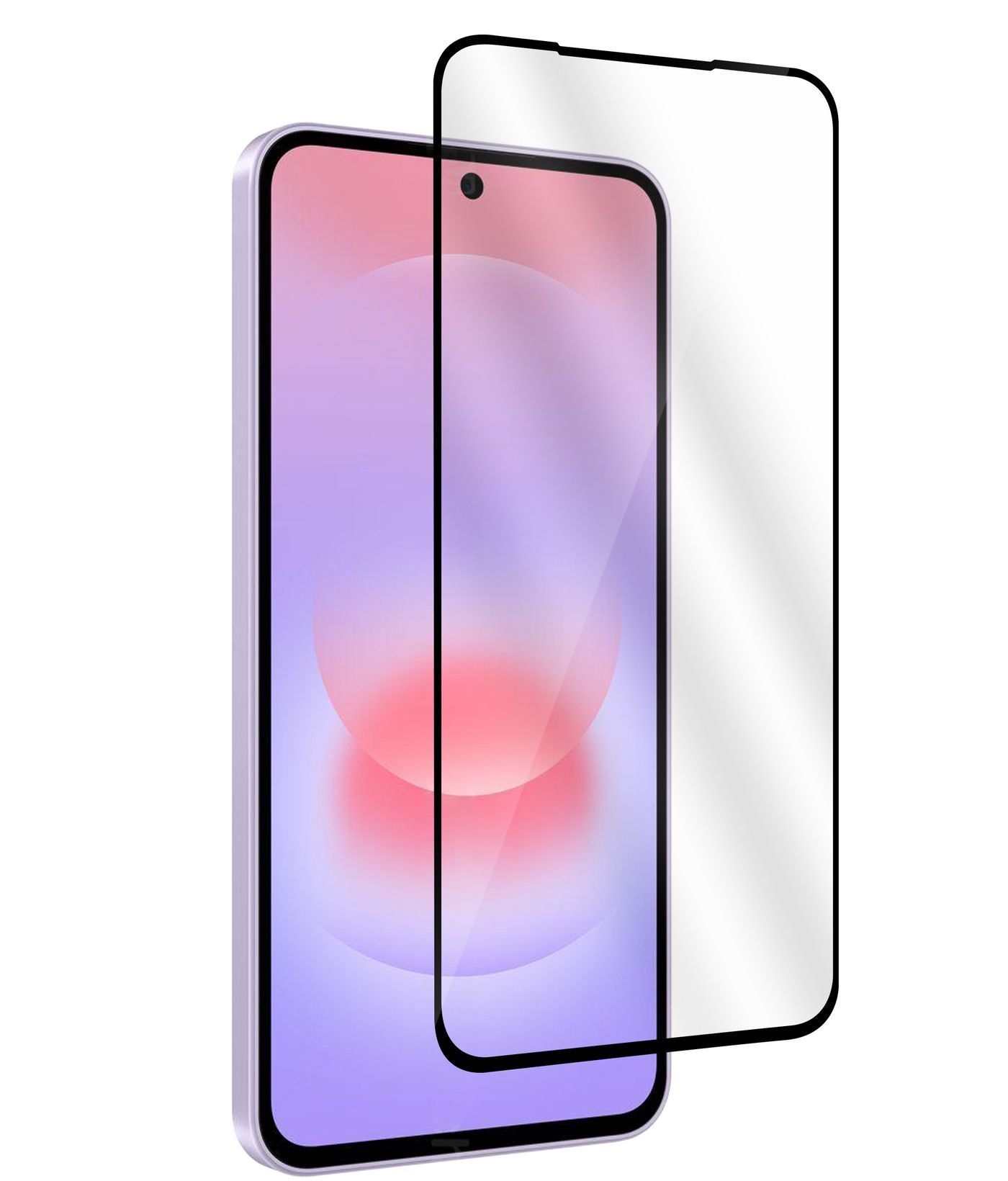 eSTUFF Displayschutz (Panzerglas), Full Cover – für Galaxy A37