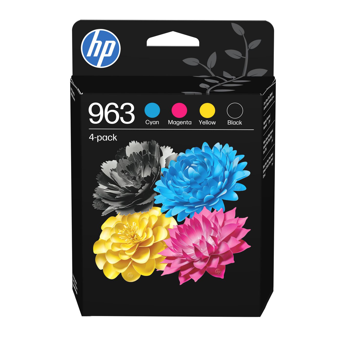HP 963 Tintenpatronen-Multipack, Schwarz/Cyan/Magenta/Gelb (Original) – für HP OfficeJet Pro 9010/9012/9014 …