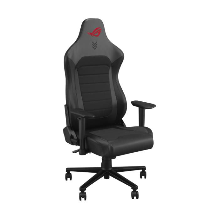ASUS Aethon SL201 Gaming-Stuhl – Gepolstert – Schwarz, mit Kopfstütze, Nackenkissen