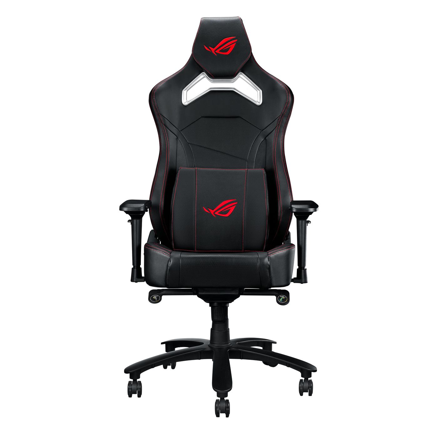 ASUS ROG Chariot X Core Gaming-Stuhl – Kunstleder – Schwarz, 4D-Armlehnen, Kopf- & Lendenkissen, bis 136 kg