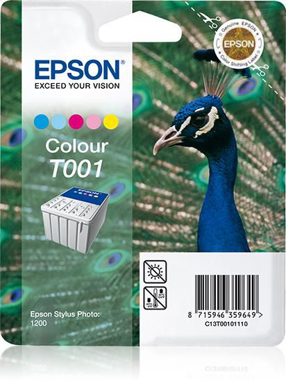 Epson T001 Dreifarbig Tintenpatrone (Original) – für Epson Stylus Photo 1200