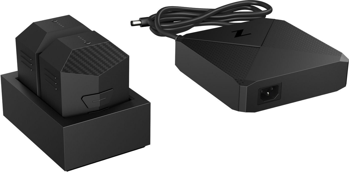 HP Z VR Rucksack Batterieladegerät 2× – 180 W, 19,5 V, 2,5 A – Indoor – Schwarz