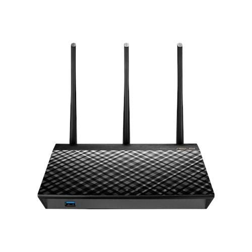 ASUS RT-AC1900U WLAN-Router – Wi-Fi 5 (1,9 Gbit/s), Dual-Band (2,4/5 GHz), 4× LAN, USB