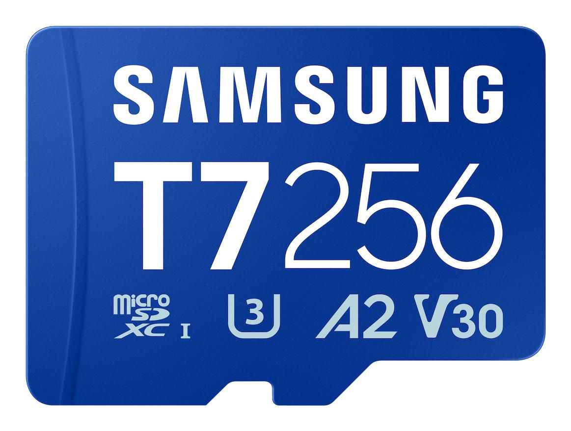 Samsung T7 microSDXC 256 GB – UHS-I, U3, V30, A2, 170 MB/s Lesen
