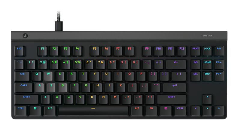 Logitech G515 Rapid – Gaming-Tastatur TKL – mechanisch – kabelgebunden – QWERTY (US-INT) – schwarz
